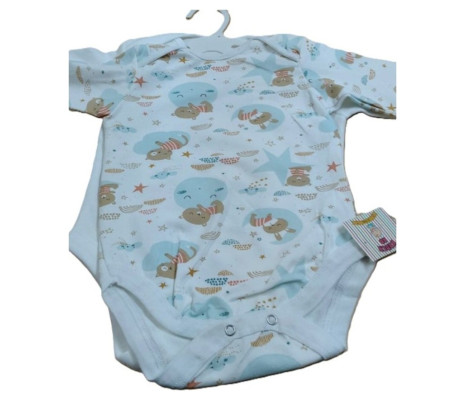 Kardelen Bebe 2'li Uzun Kollu Body 12-18 Ay