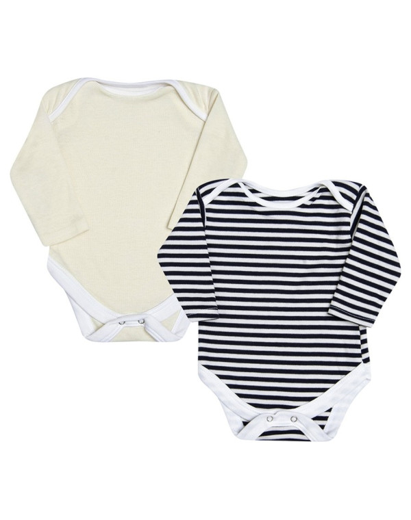 Kardelen Bebe Uzun Kollu Body 0-3 Ay 2'li