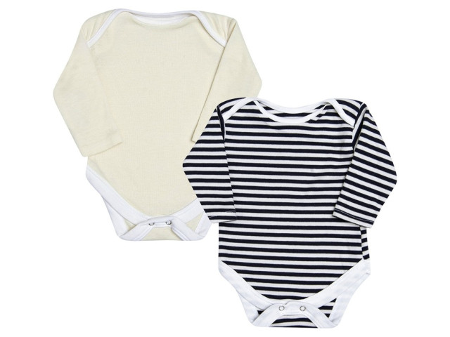 Kardelen Bebe Uzun Kollu Body 0-3 Ay 2'li