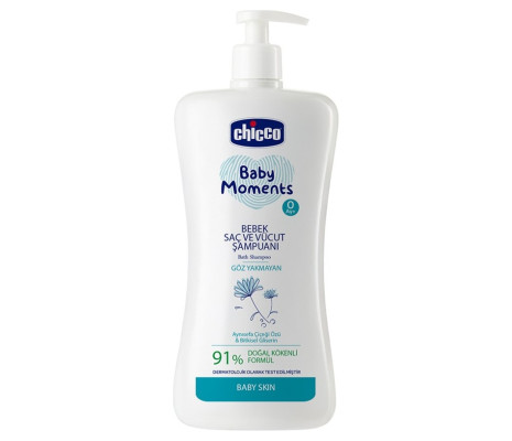 Chicco Baby Moments Doğal Bebek Saç & Vücut Şampuanı 750 Ml
