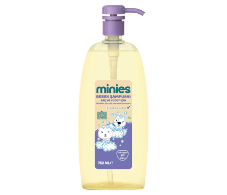 Minies Bebek Saç Ve Vücut Şampuanı 750 Ml