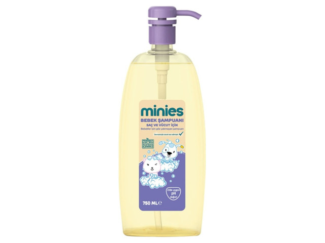 Minies Bebek Saç Ve Vücut Şampuanı 750 Ml