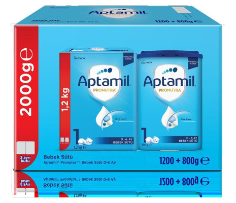 Aptamil Pronutra 1 Bebek Sütü 1.200+800 G