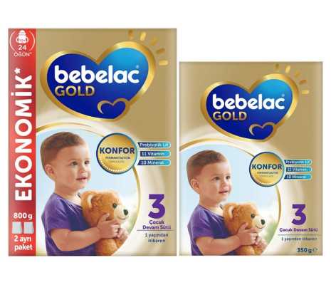 Bebelac Gold  Konfor 3 Devam Sütü  1+ Yaş 1150 G