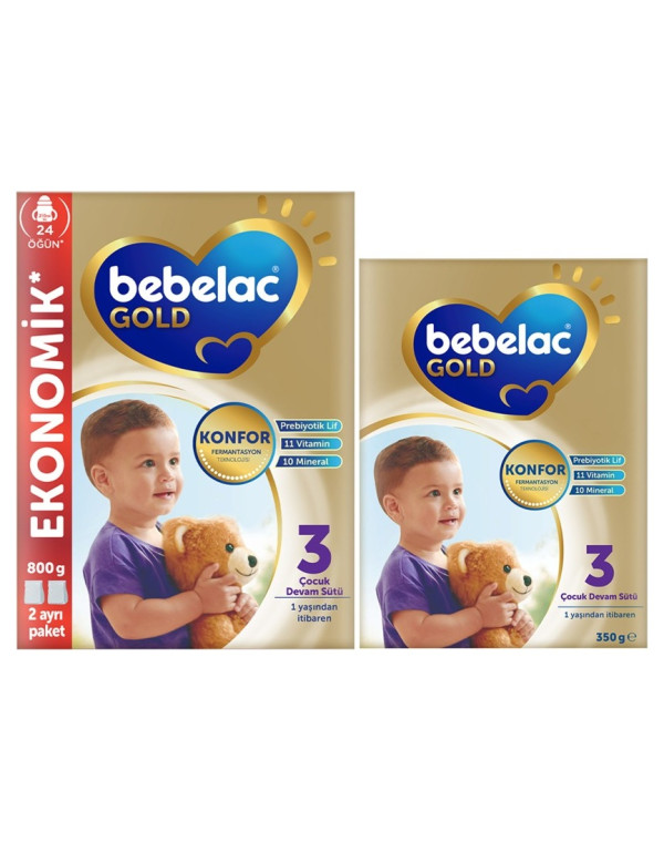 Bebelac Gold  Konfor 3 Devam Sütü  1+ Yaş 1150 G