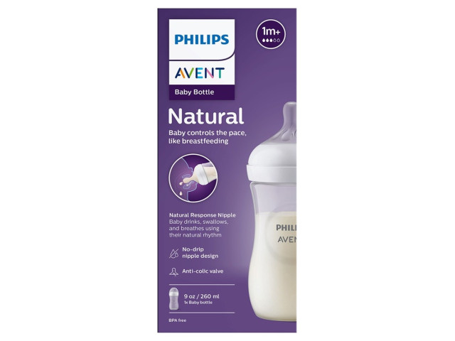 Philips Avent Doğal Tepkili 1+ Ay PP Biberon 260 Ml