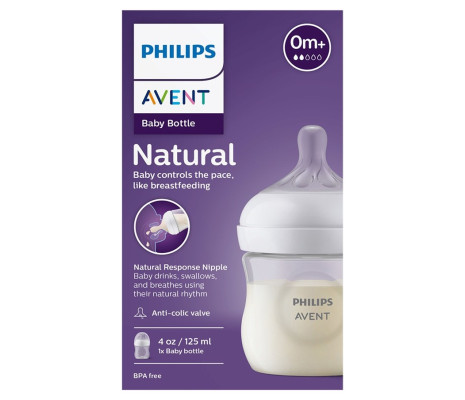 Philips Avent Doğal Tepkili 0+ Ay PP Biberon 125 Ml