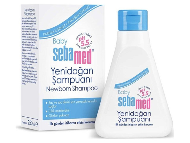 Sebamed Yenidoğan Bebek Şampuanı 250 Ml