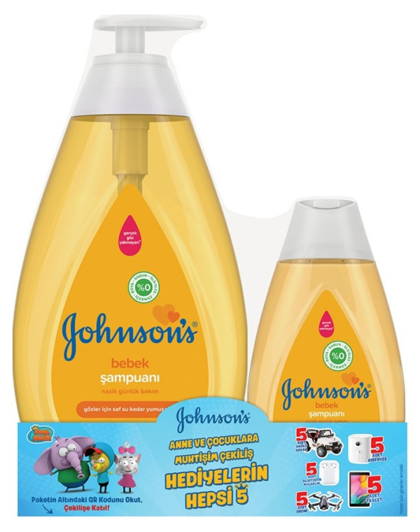Johnson’s Baby Şampuan 750 Ml + 200 Ml Avantaj Paketi