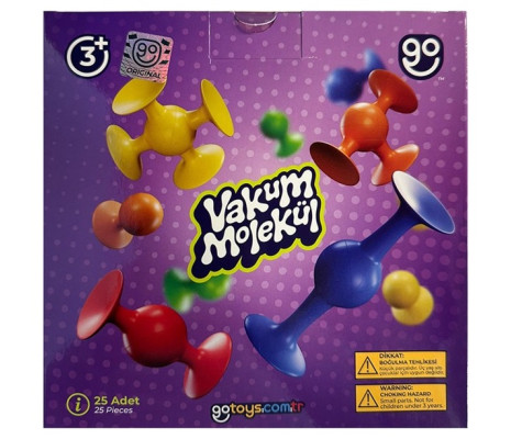 Go Toys Vakum Molekül 25 Parça Eğitici Oyuncak