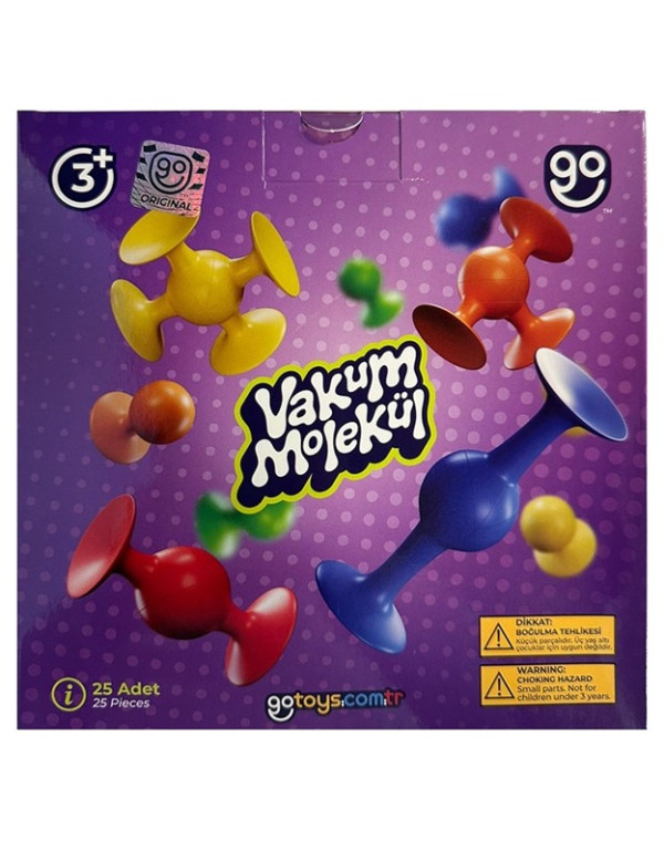 Go Toys Vakum Molekül 25 Parça Eğitici Oyuncak