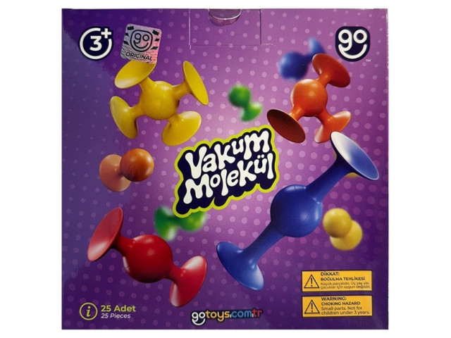 Go Toys Vakum Molekül 25 Parça Eğitici Oyuncak