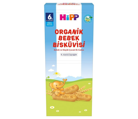 Hipp Organik Bebek Bisküvisi 180 G