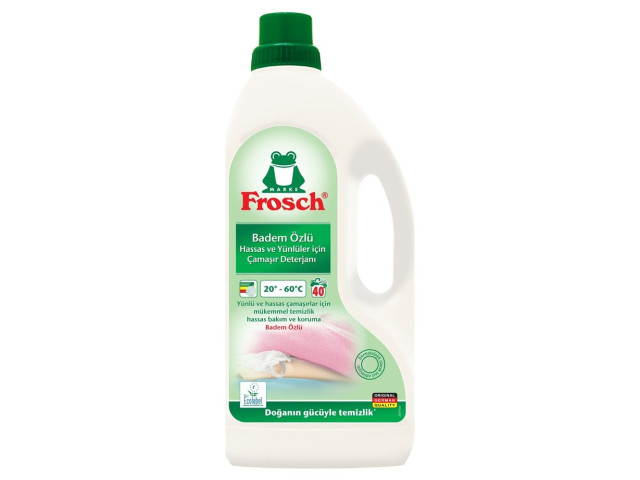 Frosch Badem Özlü Hassas ve Yünlüler Çamaşır Deterjanı 1.5 L